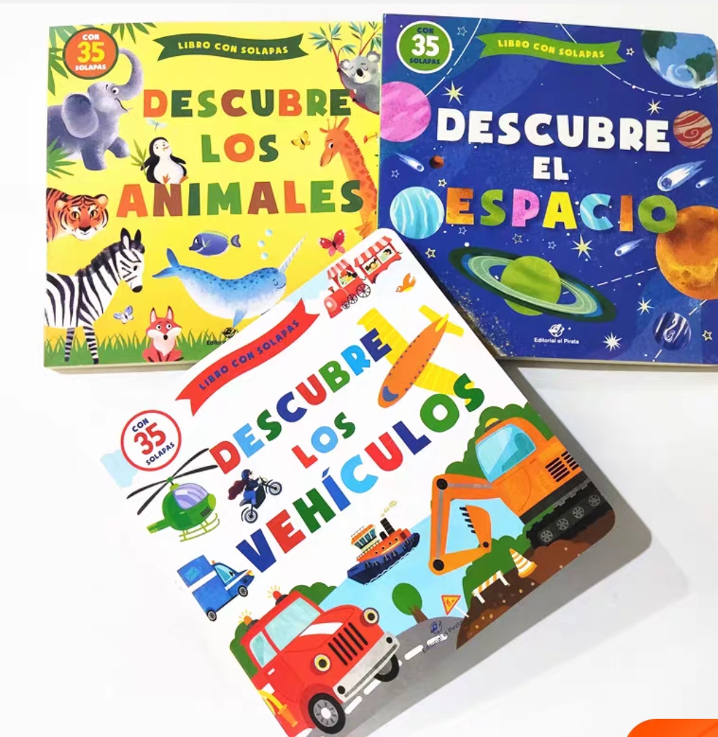 Kids Education Board - Random 2 Books Parent Child Kids