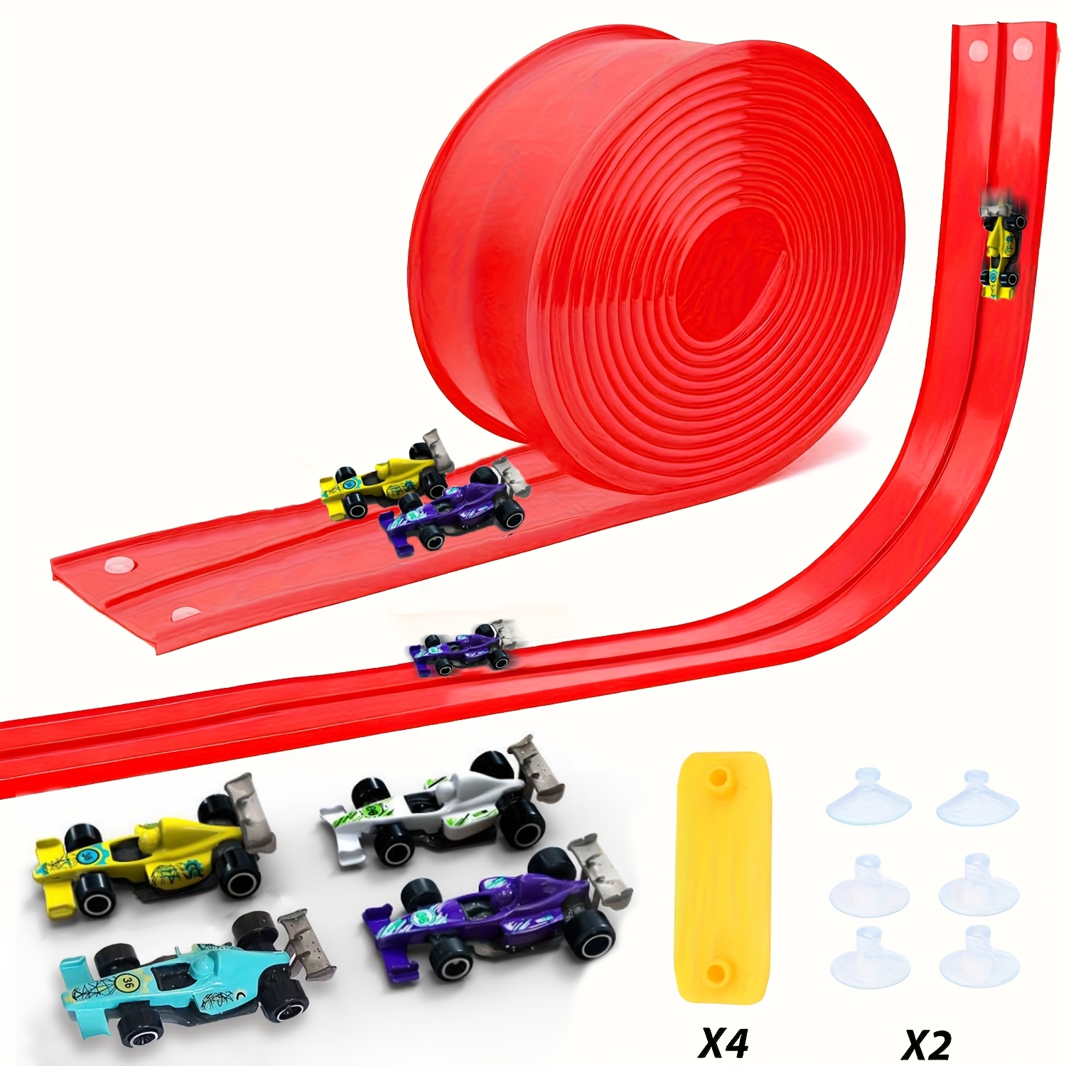 Kids Educational Game - Flexible Bendable Race Track Toy 4m