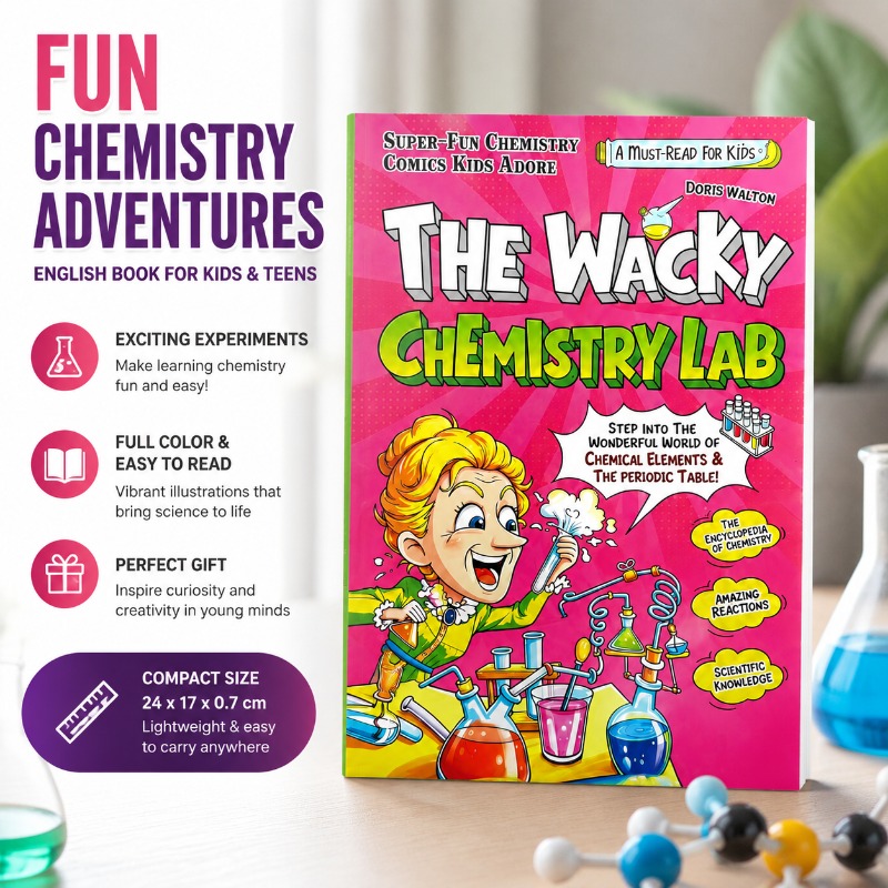 Educational Cartoon For Kids - The Wacky Chemistry Lab Comic Book