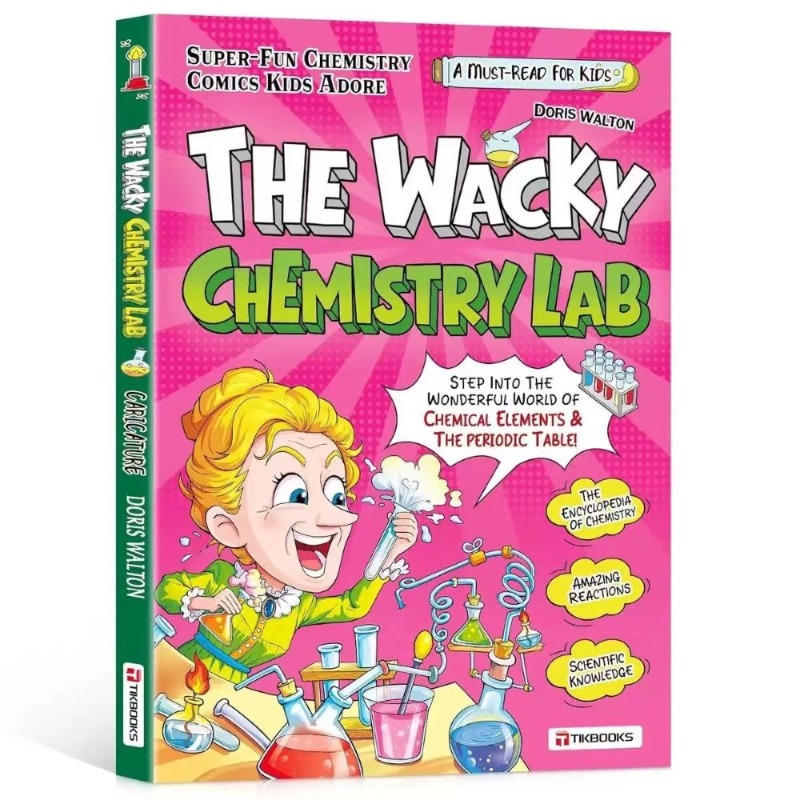 English Kids Education - The Wacky Chemistry Lab Kids Comic