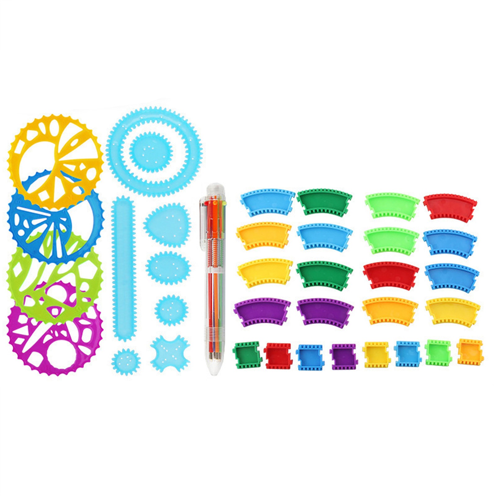 Colorful Spirograph Set Kids M - Kids Education Kit 评论和价格