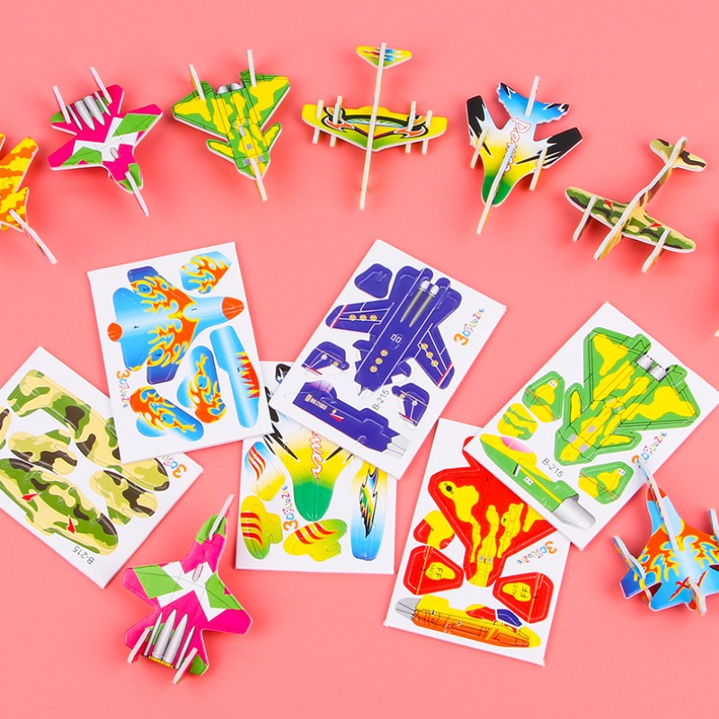 10pcs Creative Cute Paper Plan - Educational Cartoon For Kids 评论和价格