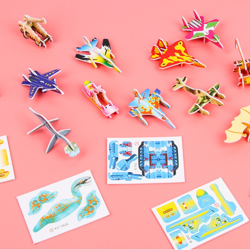 10pcs Creative Cute Paper Plan - Educational Cartoon For Kids 评论和价格