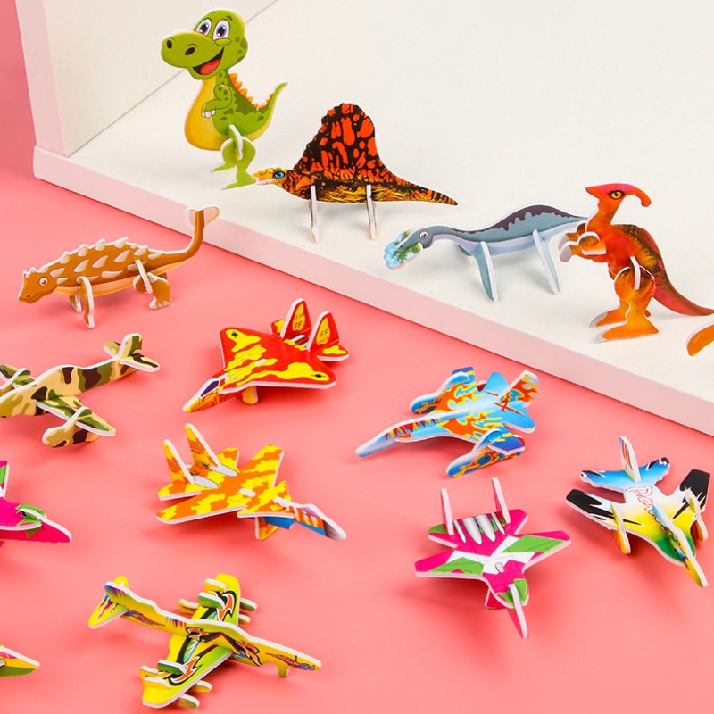 10pcs Creative Cute Paper Plan - Educational Cartoon For Kids 评论和价格