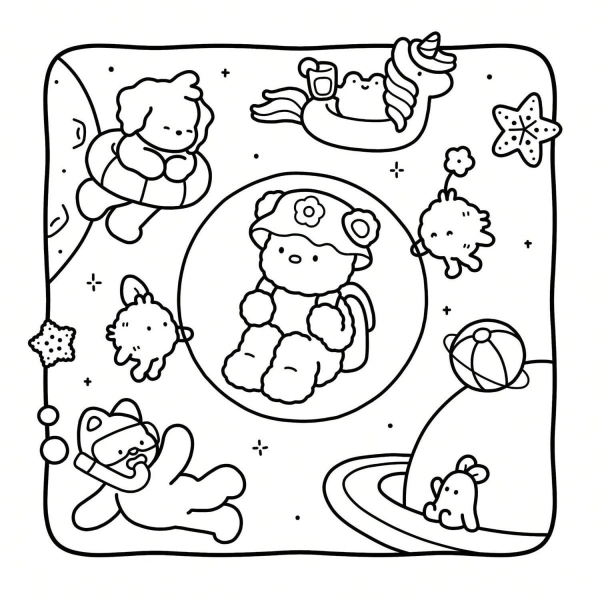 Dreamy Friends :Coloring Book  - Kids Education Kit 评论和价格