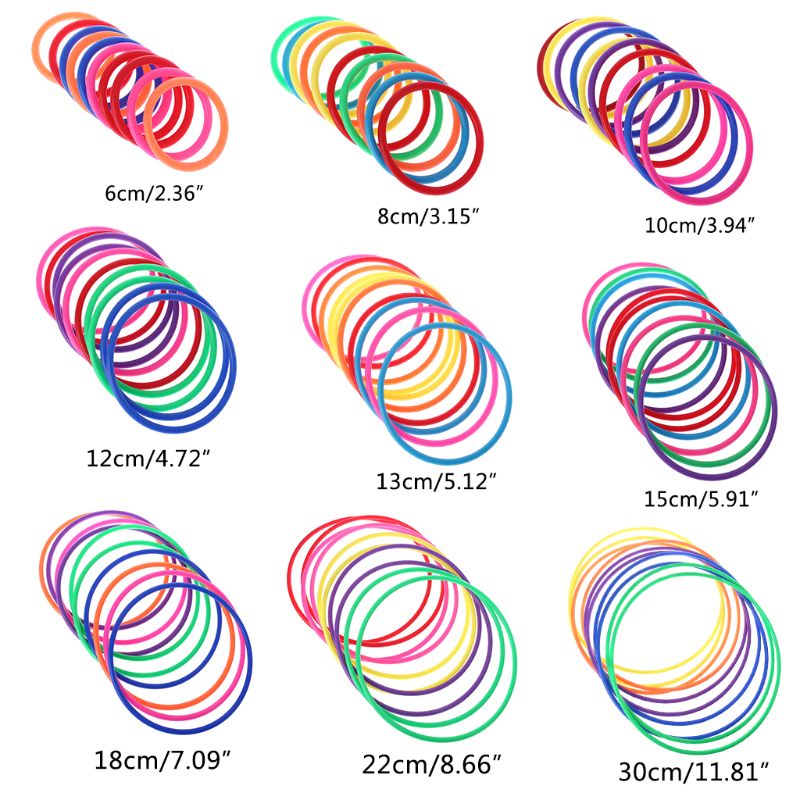 10 Pcs Plastic Toss Rings Targ - Kids Education Park 评论和价格