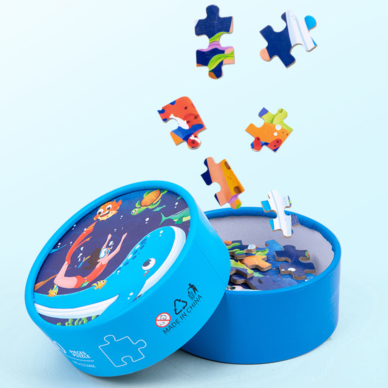 100PCS Paper Puzzle Children's - Human Body Puzzle 评论和价格