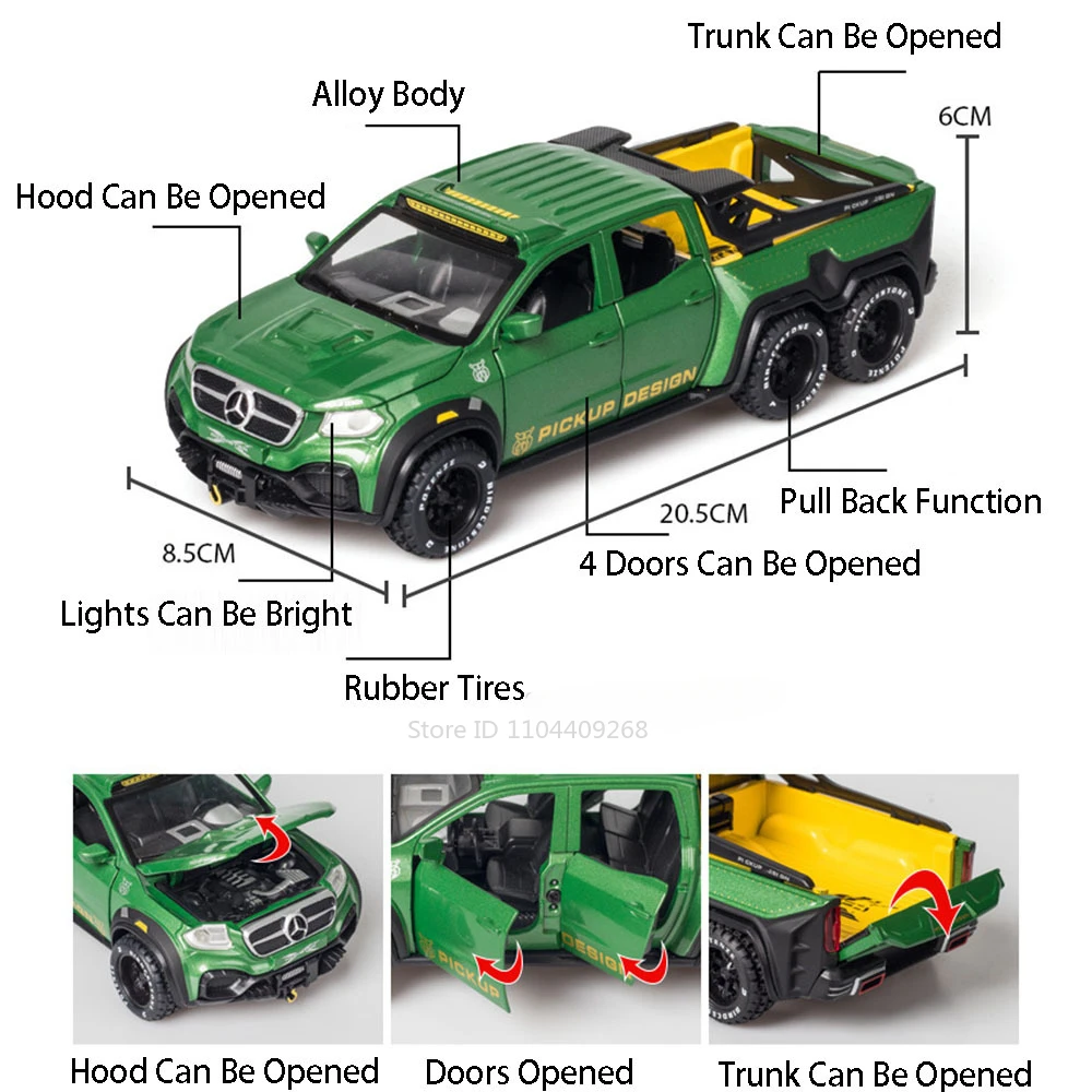 1:28 X-Class Exy 6x6 U5000 Toy - Kids Education Classes 评论和价格