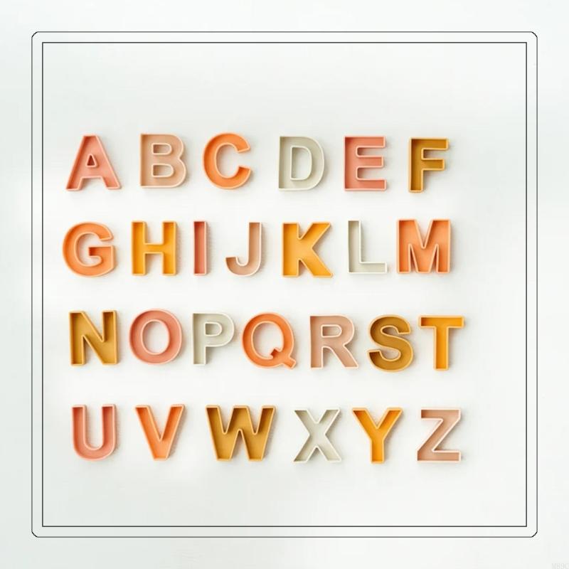 24Pcs 9x7cm Silicone English L - Kids Educational Games Learn English 评论和价格