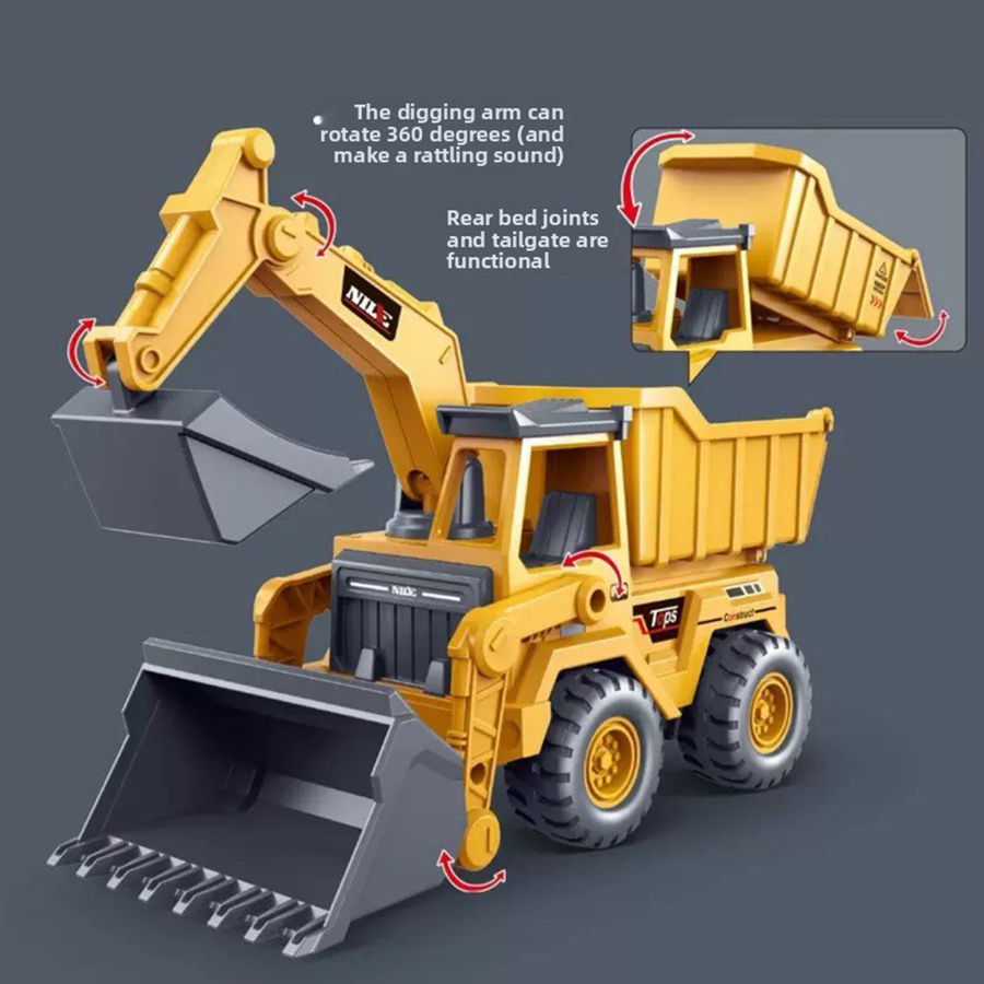 1pcs Excavator Truck Model Toy - Kids Educational Game 评论和价格
