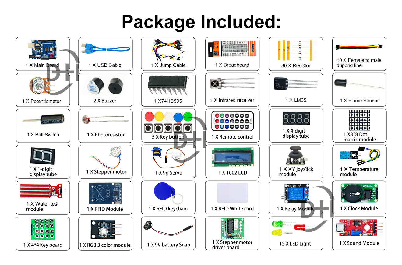 Basic Starter Kit for Arduino  - Kids Education Program 评论和价格