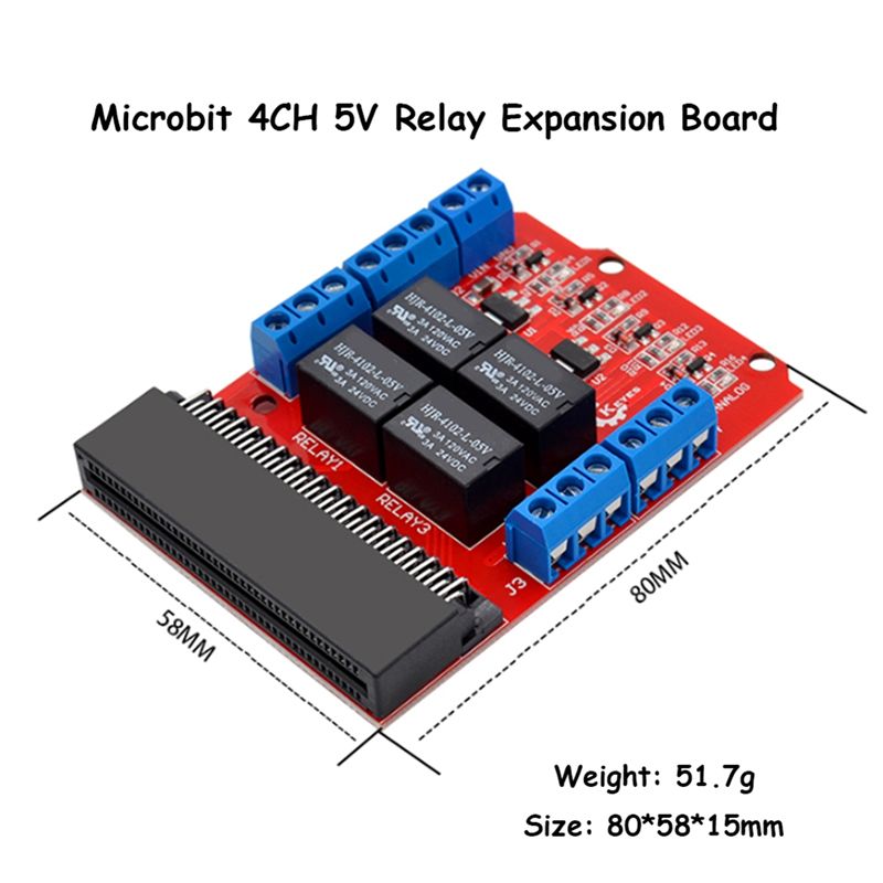 SCLS Microbit 4 Channel Relay  - Kids Education Program 评论和价格