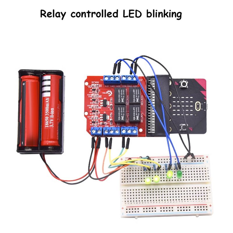 SCLS Microbit 4 Channel Relay  - Kids Education Program 评论和价格