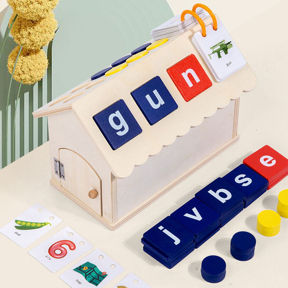 1Set Alphabet Spelling Game Wo - Kids Educational Games Learn English 评论和价格