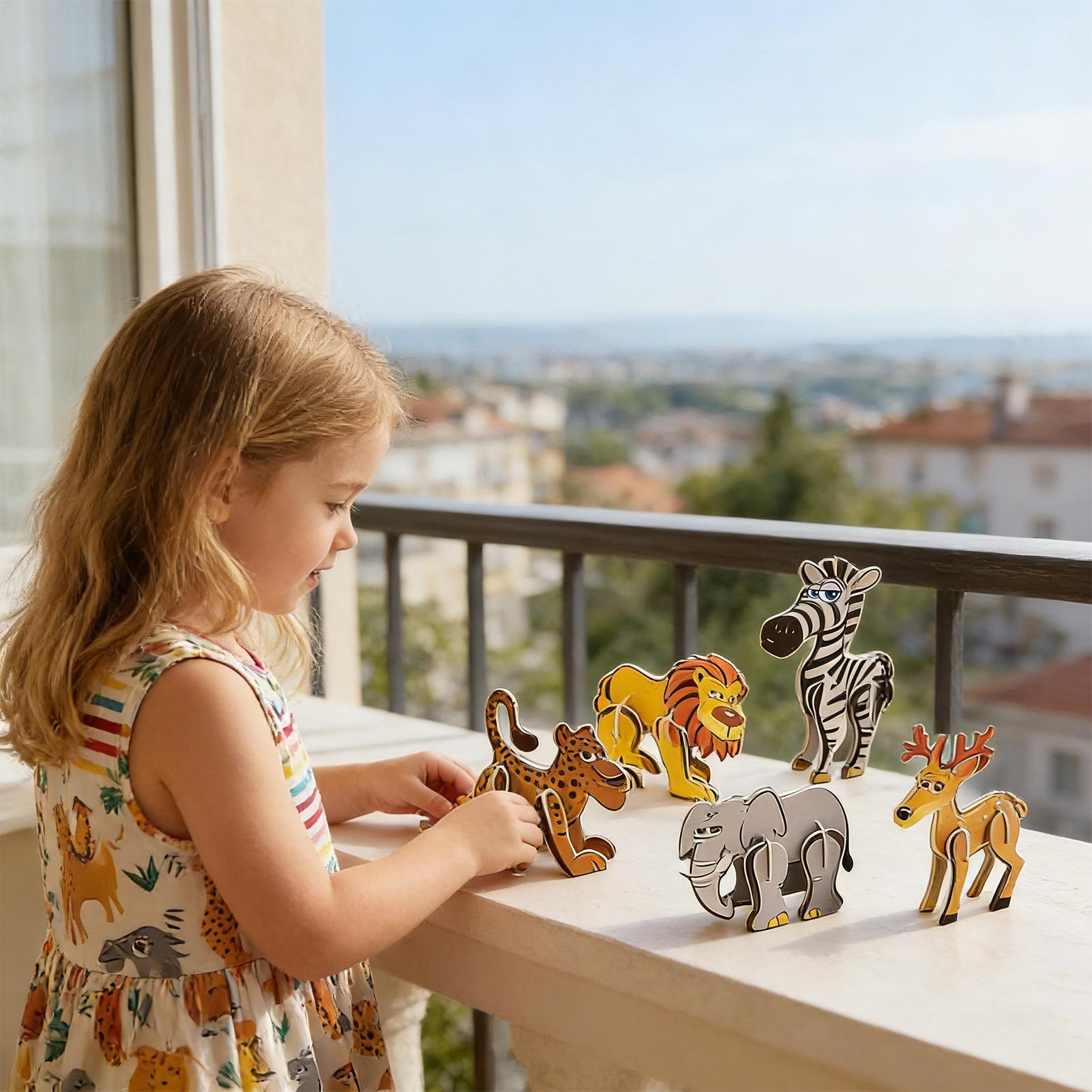 3D Cartoon Puzzles For Kids 7  - Educational Cartoon For Kids 评论和价格