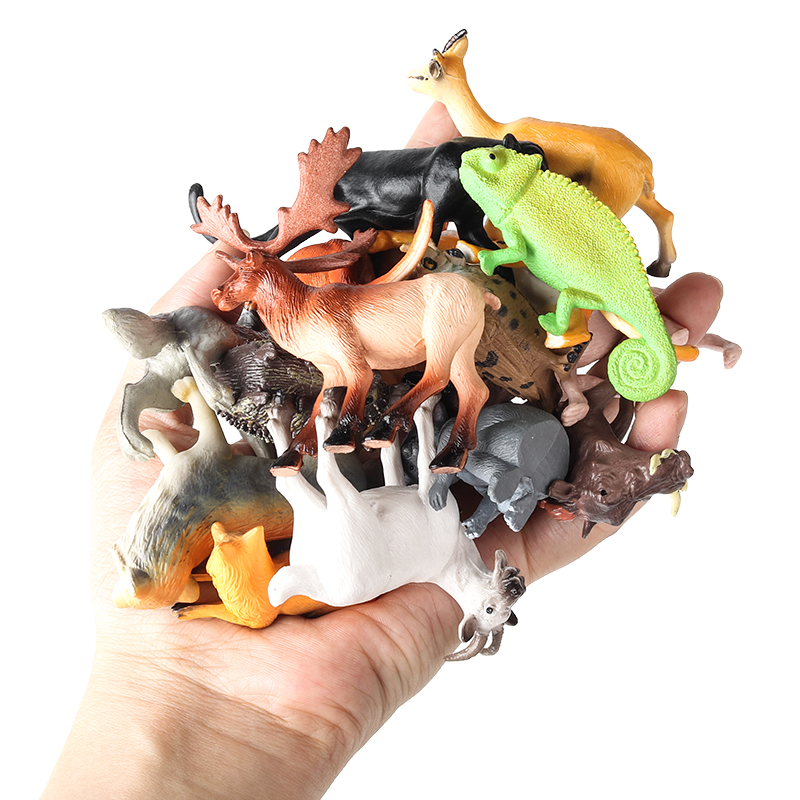 Oenux 16PCS Wild Animals Fores - Kangaroo Kids Education 评论和价格