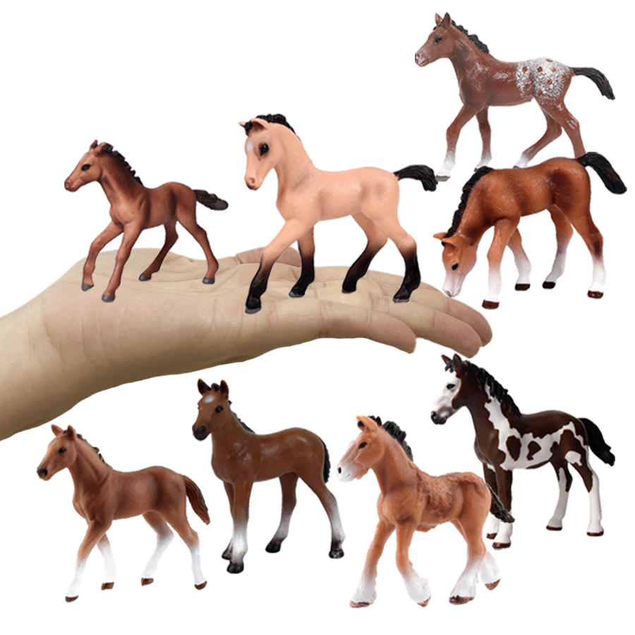 Horse Figurine Farm Animals Po - Kids Education Kit 评论和价格