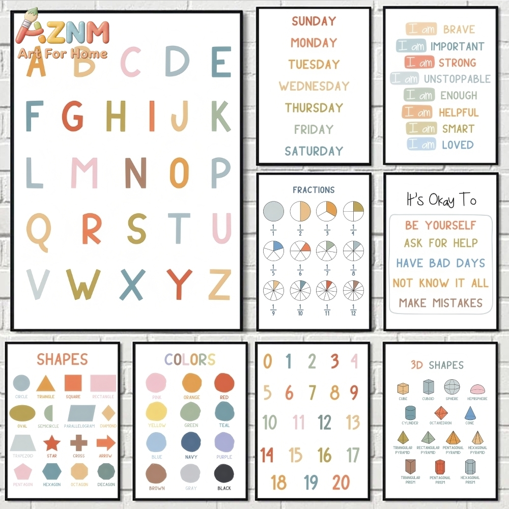 AZNM Educational Alphabet Numb - Educational Cartoon For Kids 评论和价格