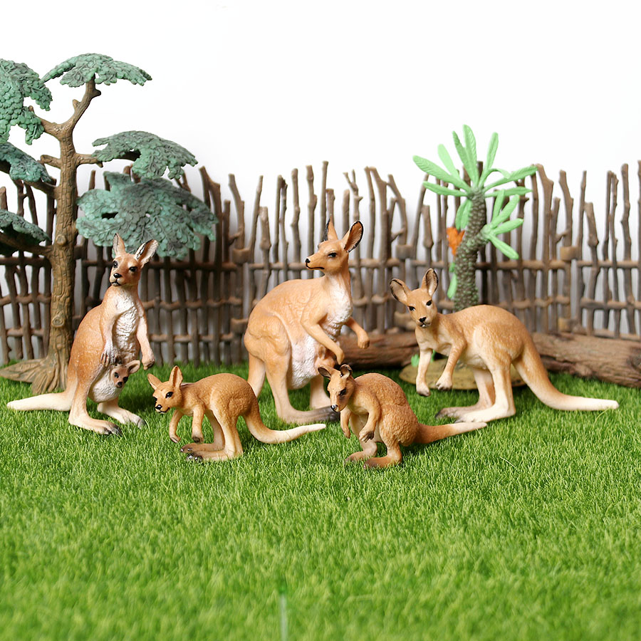 Realistic Kangaroo Playset wit - Kangaroo Kids Education 评论和价格