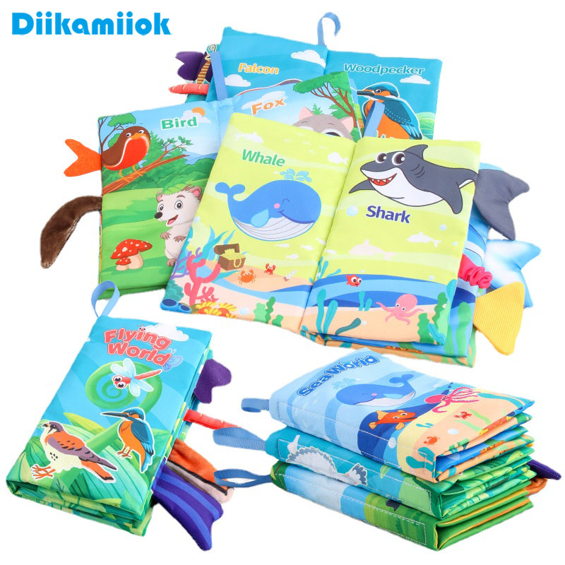 New Baby Cloth Books Visual an - Educational Cartoon For Kids 评论和价格