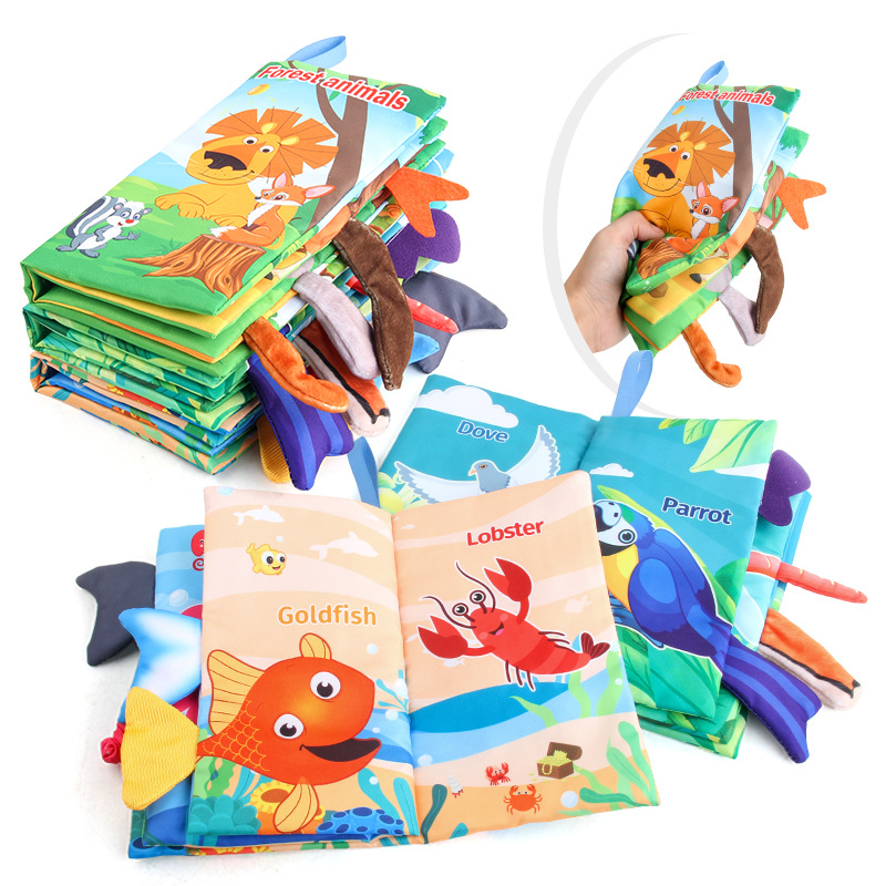 New Baby Cloth Books Visual an - Educational Cartoon For Kids 评论和价格
