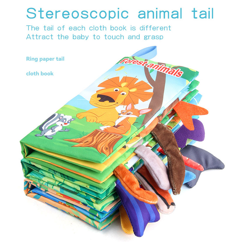 New Baby Cloth Books Visual an - Educational Cartoon For Kids 评论和价格