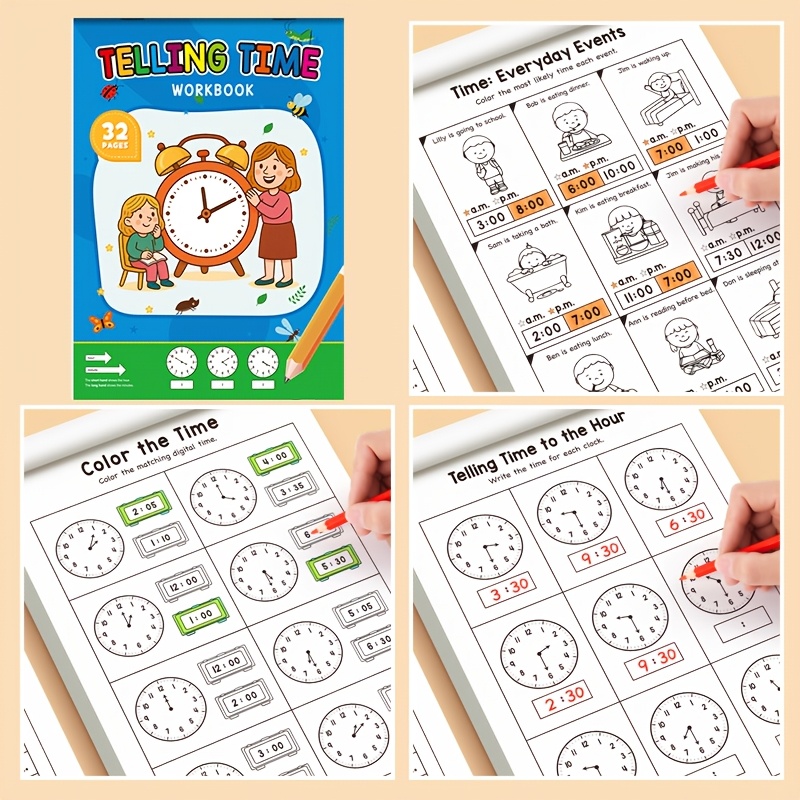 Children Telling Time Practice - English Kids Education 评论和价格