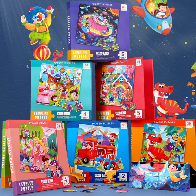 Kids Magnetic Wooden Puzzle Ca - Educational Cartoon For Kids 评论和价格