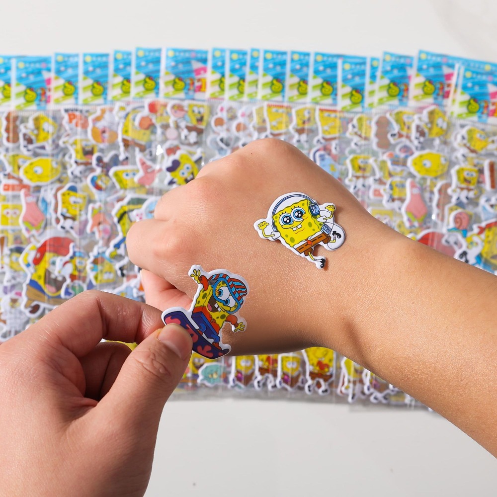 12-Pack SpongeBob 3D Stickers  - Educational Cartoon For Kids 评论和价格