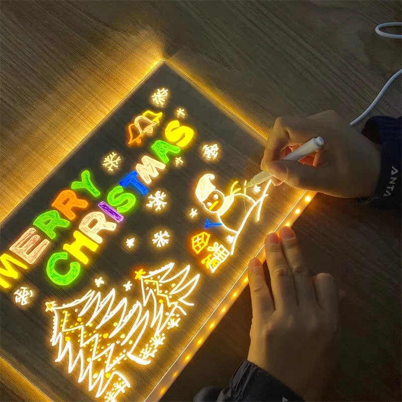 Magic Glow Kids Drawing Board: - Kids Education Board 评论和价格