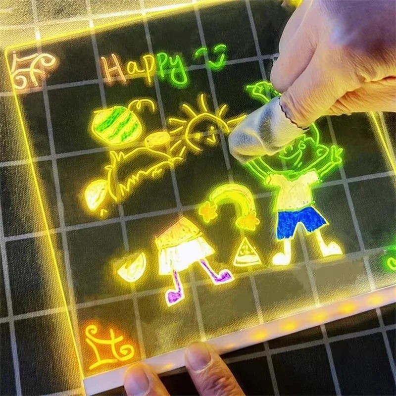 Magic Glow Kids Drawing Board: - Kids Education Board 评论和价格