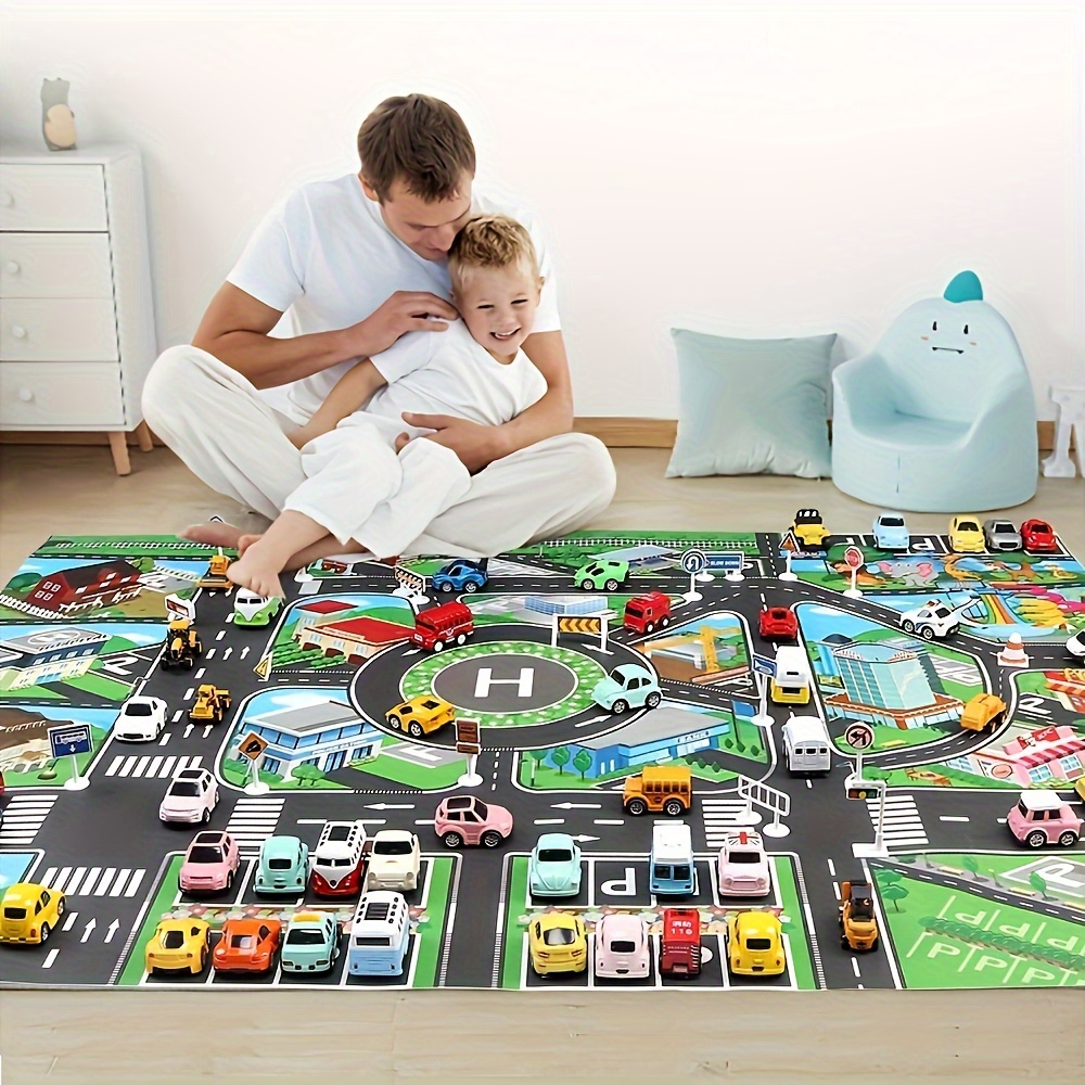 1pc, City Traffic Play Mat, La - Kids Educational Game 评论和价格