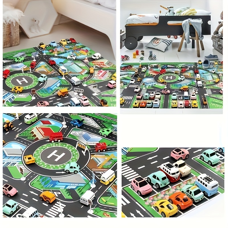 1pc, City Traffic Play Mat, La - Kids Educational Game 评论和价格