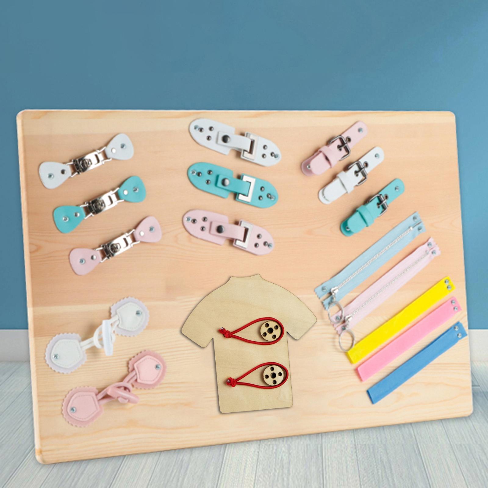 Kids Educational Wooden Busy B - Kids Education Board 评论和价格
