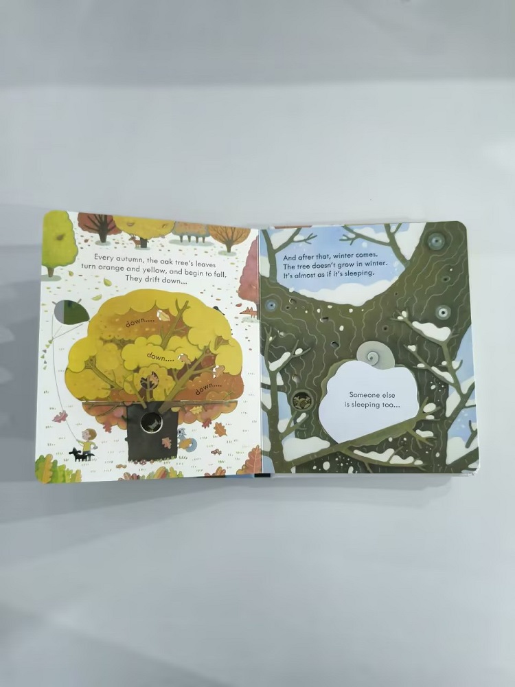 Usborne Peep Inside A Tree 3D  - Kids Education Board 评论和价格