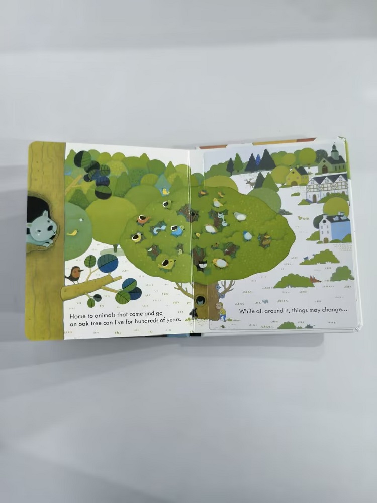Usborne Peep Inside A Tree 3D  - Kids Education Board 评论和价格