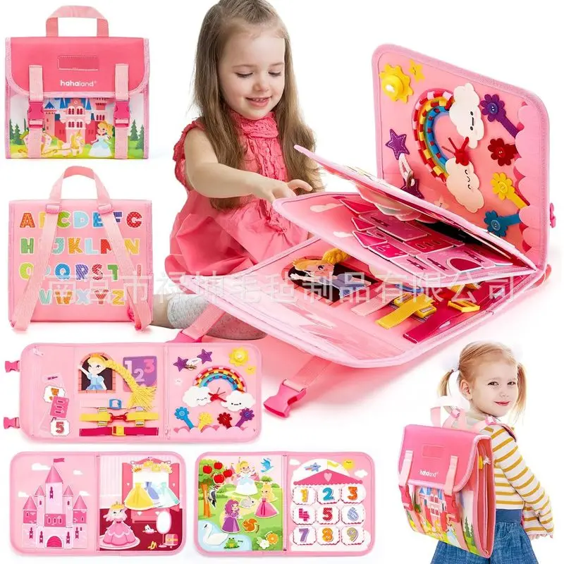 Princess Montessori Felt Busy  - Kids Education Board 评论和价格