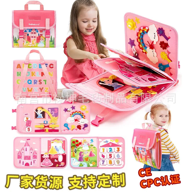 Princess Montessori Felt Busy  - Kids Education Board 评论和价格