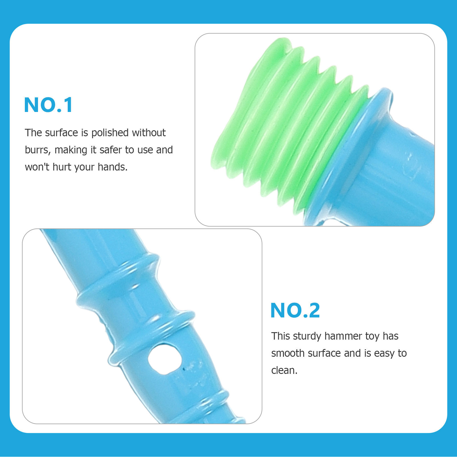 6Pcs Baby Music Hammer Multi-P - Kids Education Classes 评论和价格