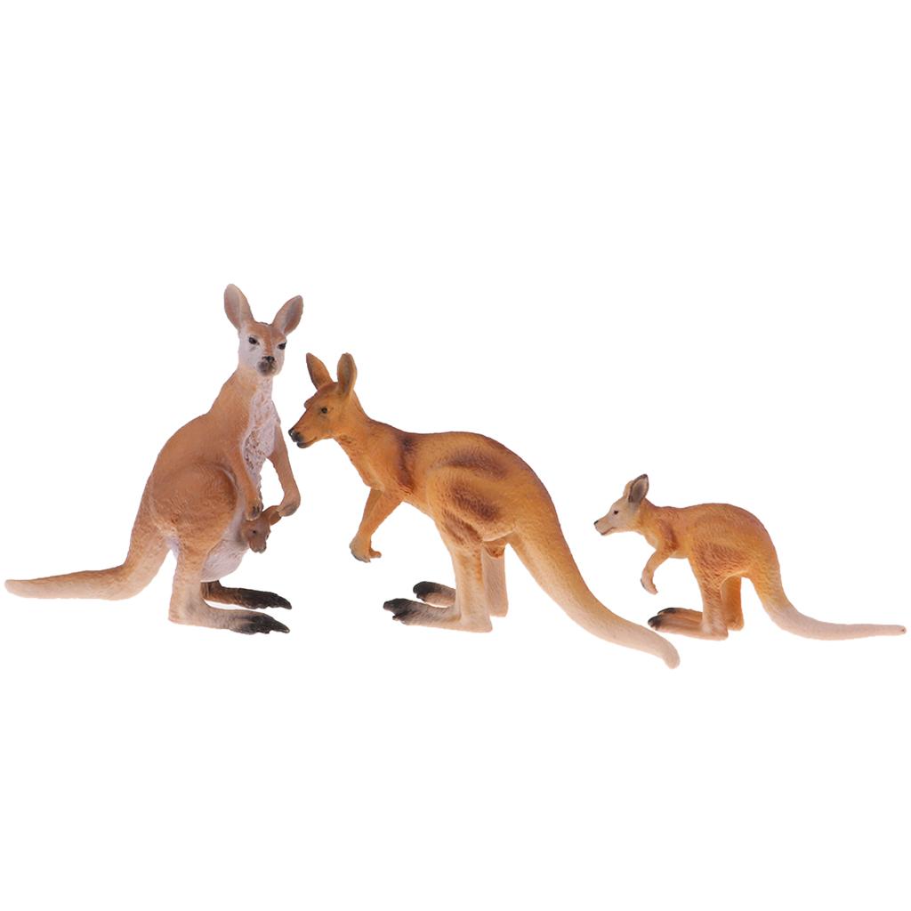 Realistic Animals Action Figur - Kangaroo Kids Education 评论和价格