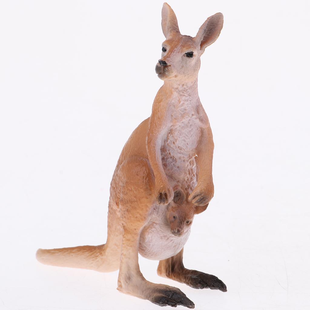 Realistic Animals Action Figur - Kangaroo Kids Education 评论和价格