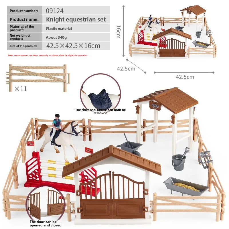 Farm Stable House Model Action - Kids Education Classes 评论和价格
