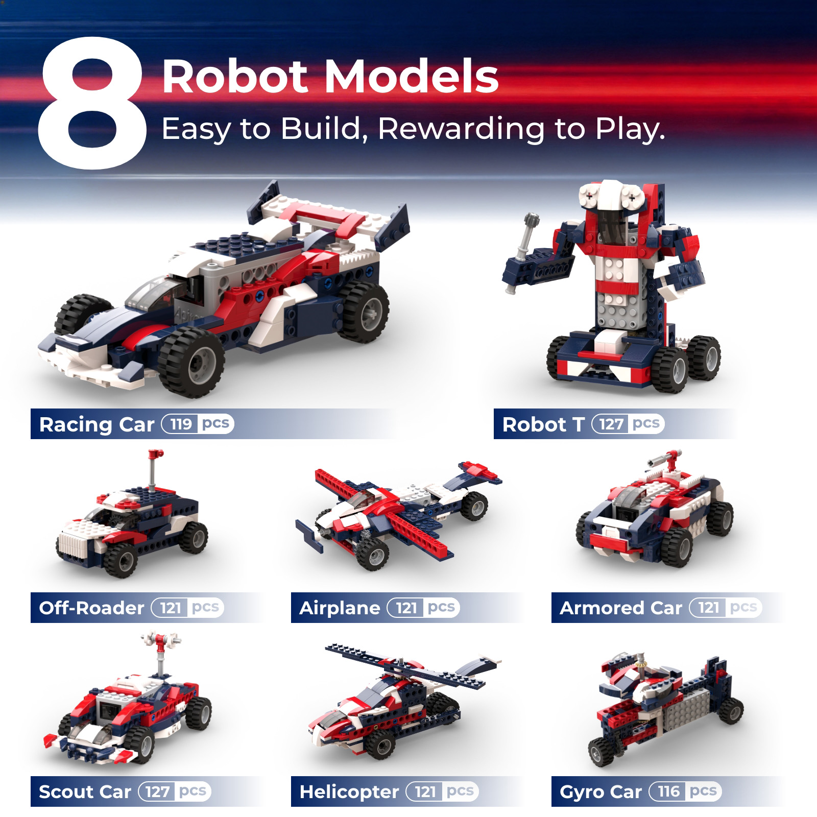 Apitor 8-in-1 STEM Building Bl - Kids Education Kit 评论和价格