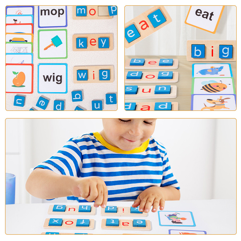 1Set Alphabet Spelling Game Wo - Kids Educational Games Learn English 评论和价格
